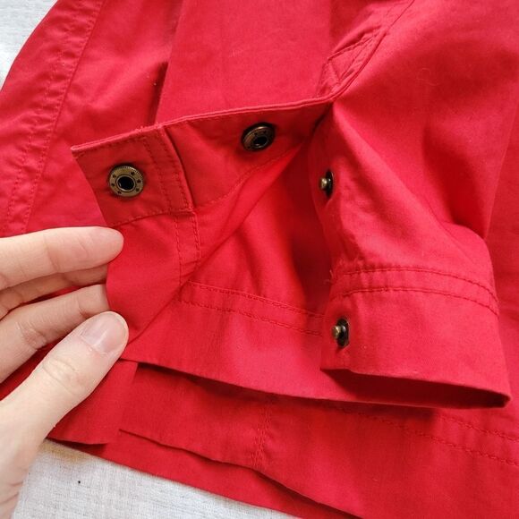 QVC Susan Graver Style Red Hooded Jacket Small EUC - Picture 14 of 15